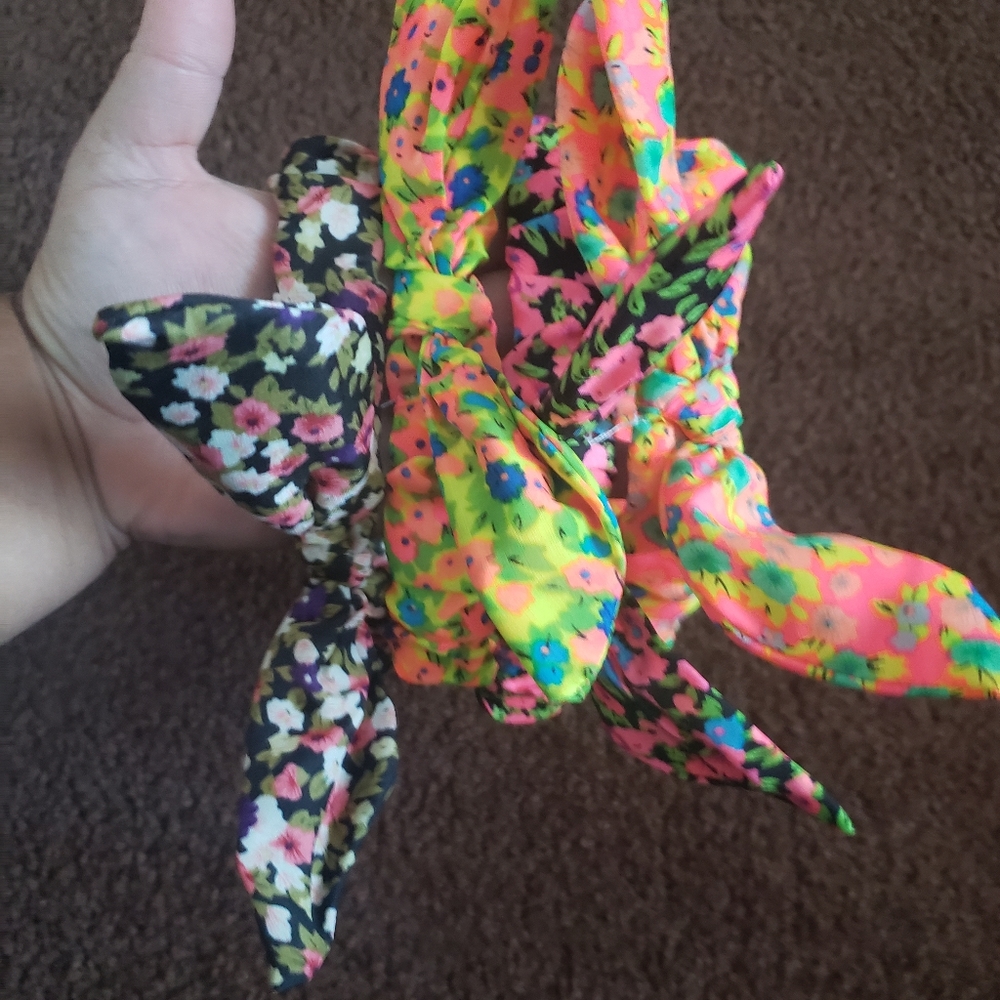 Girls Floral Headbands 4pk